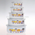 5 Pcs enamelware fruit ripening bowl for food warmer